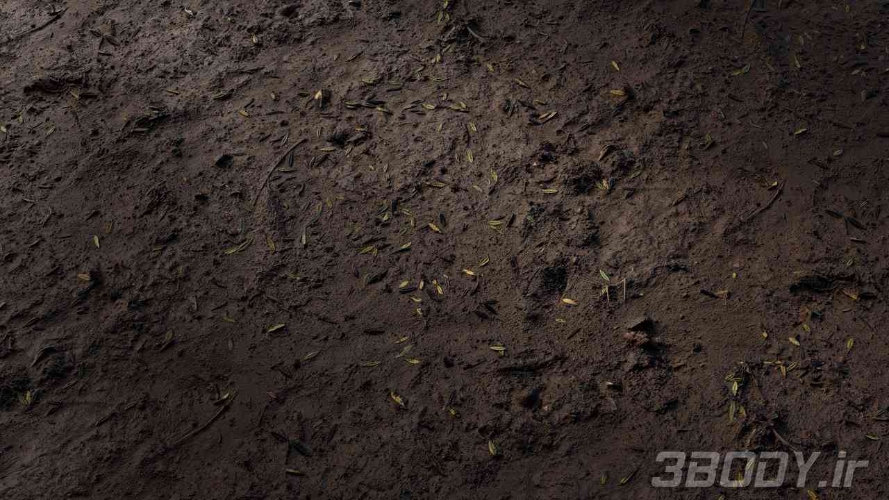 متریال گل و لای soil mud عکس 1